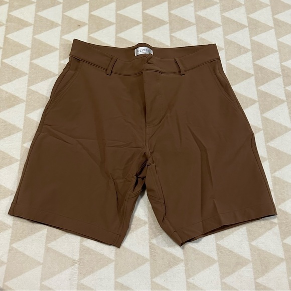 Oliver’s apparel capital shorts moss brown nwot performance - Picture 1 of 2